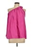 Glam 100% Polyester Pink Sleeveless Blouse Size L - photo 1