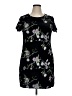 Calvin Klein Floral Black Cocktail Dress Size 14 - photo 1