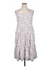 Old Navy Floral White Casual Dress Size XL Petite - photo 1