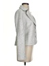 White House Black Market Tweed Gray Blazer Size 4 - photo 4