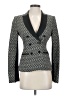 BCBGMAXAZRIA Chevron-herringbone Gray Blazer Size XXS - photo 1