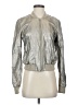 CATHERINE Catherine Malandrino 100% Polyester Metallic Silver Gold Jacket Size S - photo 1