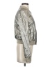 CATHERINE Catherine Malandrino 100% Polyester Metallic Silver Gold Jacket Size S - photo 4