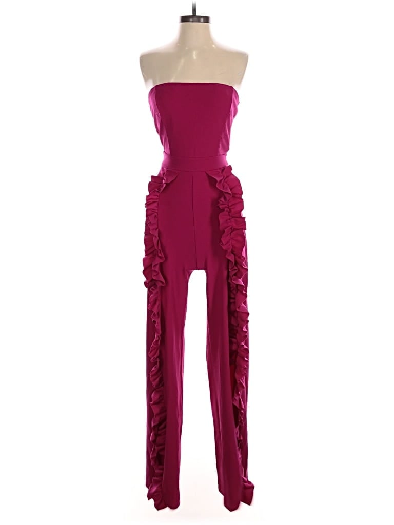 Symphony Jumpsuit In Burgundy