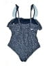 Kona Sol Polka Dots Blue One Piece Swimsuit Size 17 - photo 2