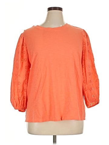 St. John's Bay 3/4 Sleeve Top (view 1)