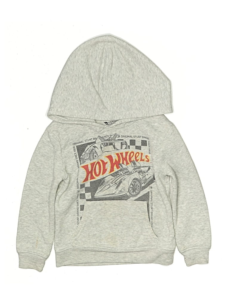 Click to view more detailed imagery on our partner's website Pre-owned Hot Wheels Kids' Sweatshirt In Silver