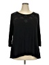 Lane Bryant Black 3/4 Sleeve Top Size 18 - 20 Plus - photo 1
