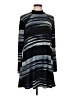 BCBGeneration Stripes Black Casual Dress Size L - photo 1