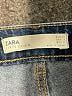 Zara Chevron-herringbone Blue Jeans Size 12 - photo 7
