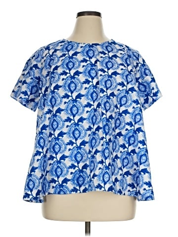 Porridge Short Sleeve Blouse (view 1)