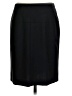 Theory Solid Black Wool Skirt Size 2 - photo 2