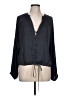 Grade & Gather 100% Polyester Black 3/4 Sleeve Blouse Size L - photo 1