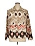 Zenergy by Chico's 100% Polyester Print Tan Jacket Size XL (3) - photo 1