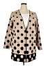 North Style Polka Dots Tan Cardigan Size 2X - photo 1