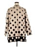 North Style Polka Dots Tan Cardigan Size 2X - photo 2