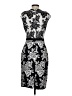 St. John Collection Graphic Black Cocktail Dress Size 4 - photo 2