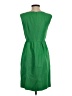 J.Crew 100% Polyester Solid Green Casual Dress Size 2 - photo 2