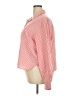 Old Navy 100% Cotton Stripes Orange Long Sleeve Button-Down Shirt Size XXL (tall) - photo 5