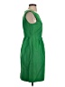 J.Crew 100% Polyester Solid Green Casual Dress Size 2 - photo 4