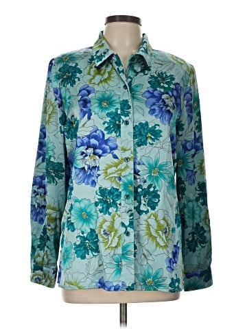 Leslie Fay Long Sleeve Blouse (view 1)
