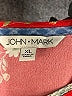 John Mark Floral Red 3/4 Sleeve Blouse Size XL - photo 7