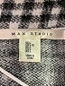 Max Studio Checkered-gingham Gray Jacket Size L - photo 6