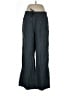 Athleta 100% Linen Chevron-herringbone Gray Linen Pants Size L - photo 1