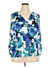 Calvin Klein 100% Polyester Blue Sleeveless Blouse Size 2X (estimated) - photo 1