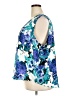 Calvin Klein 100% Polyester Blue Sleeveless Blouse Size 2X (estimated) - photo 5