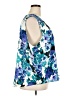 Calvin Klein 100% Polyester Blue Sleeveless Blouse Size 2X (estimated) - photo 4