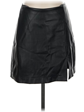 Maeve by Anthropologie Faux Leather Skirt (view 1)