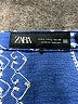 Zara 100% Polyester Blue Long Sleeve Blouse Size L - photo 7