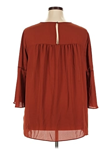 Ava & Viv 3/4 Sleeve Blouse (view 2)