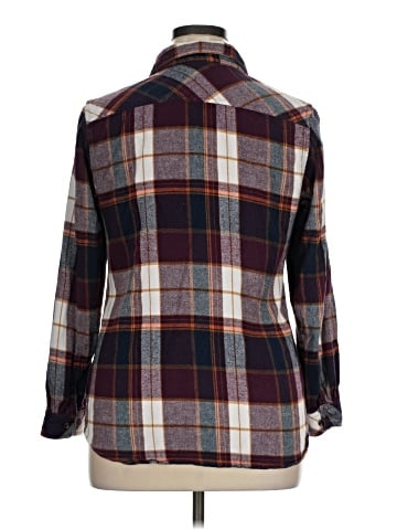 Natural Reflections Long Sleeve Button-Down Shirt (view 2)