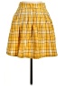 Dangerfield Plaid Yellow Casual Skirt Size 6 - photo 2