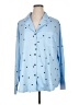 Unbranded Polka Dots Blue Long Sleeve Blouse Size 4X - photo 1