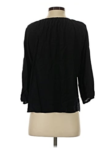 Tucker 3/4 Sleeve Silk Top (view 2)