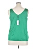 Zeagoo Green Sleeveless Blouse Size XL - photo 2