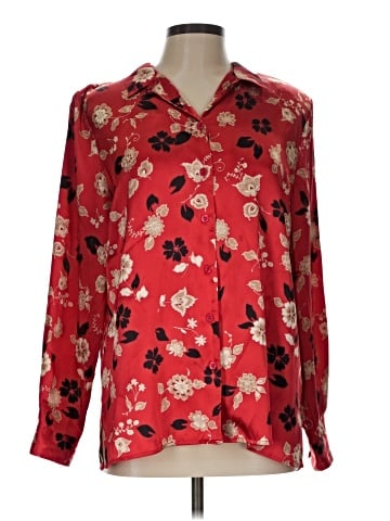 Leslie Fay Long Sleeve Blouse (view 1)