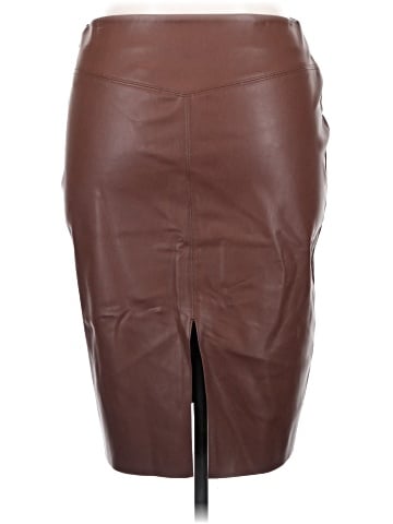 Express Faux Leather Skirt (view 2)