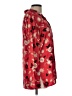 Leslie Fay 100% Polyester Floral Red Long Sleeve Blouse Size 12 - photo 4