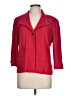 MING WANG Solid Red Blazer Size L - photo 1