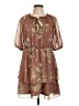 Bailey Blue 100% Polyester Paisley Brown Casual Dress Size L - photo 1