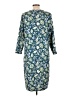 Lands' End Paisley Blue Casual Dress Size L (petite) - photo 2