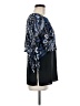 Karen Kane Blue 3/4 Sleeve Blouse Size M - photo 4