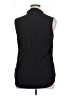 Merona 100% Rayon Black Sleeveless Button-Down Shirt Size XL - photo 2