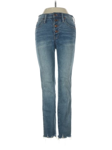 Madewell 10" High-Rise Skinny Jeans in Cordova Wash: Button-Front Edition (view 1)