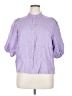 Lanhtropy 100% Linen Purple 3/4 Sleeve Button-Down Shirt Size XL - photo 1