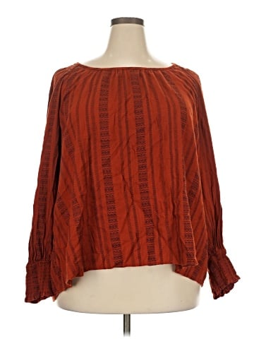 Terra & Sky Long Sleeve Blouse (view 1)